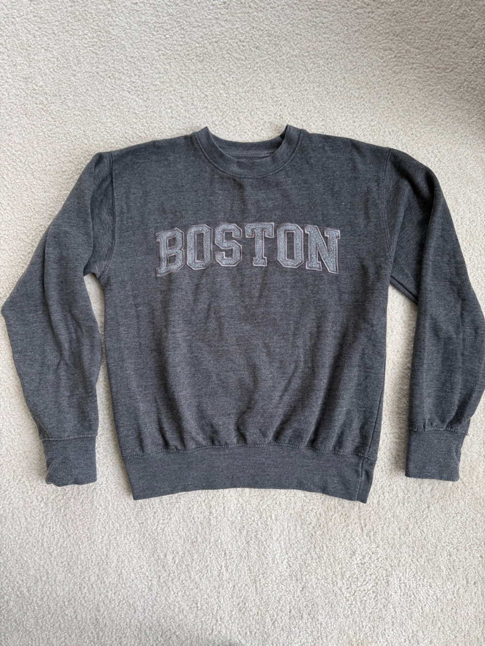 Boston Crewneck Sweatshirt - Charcoal